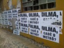 Dilma, Cade o Metro? ("Where is the Metro?")