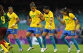 Brazilian footballers dancing the Samba World Cup 2014