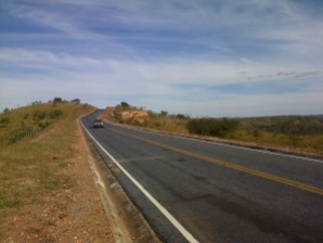 Road to Lapinha da Serra